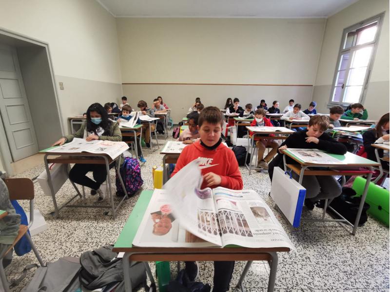 Prima lezione di "Lettura del Quotidiano"