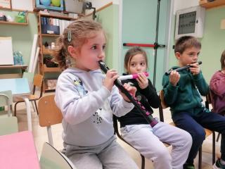 Il fascino del flauto traverso alla scuola dell’infanzia