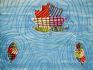 Foglie sull'acqua