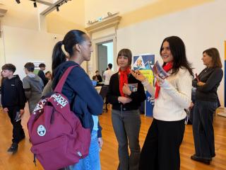 In visita al Salone dell’Orientamento 2005