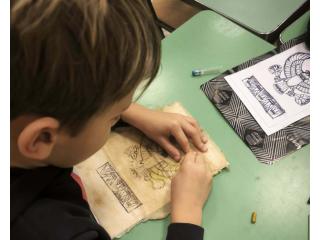 Laboratorio in classe: il papiro egizio